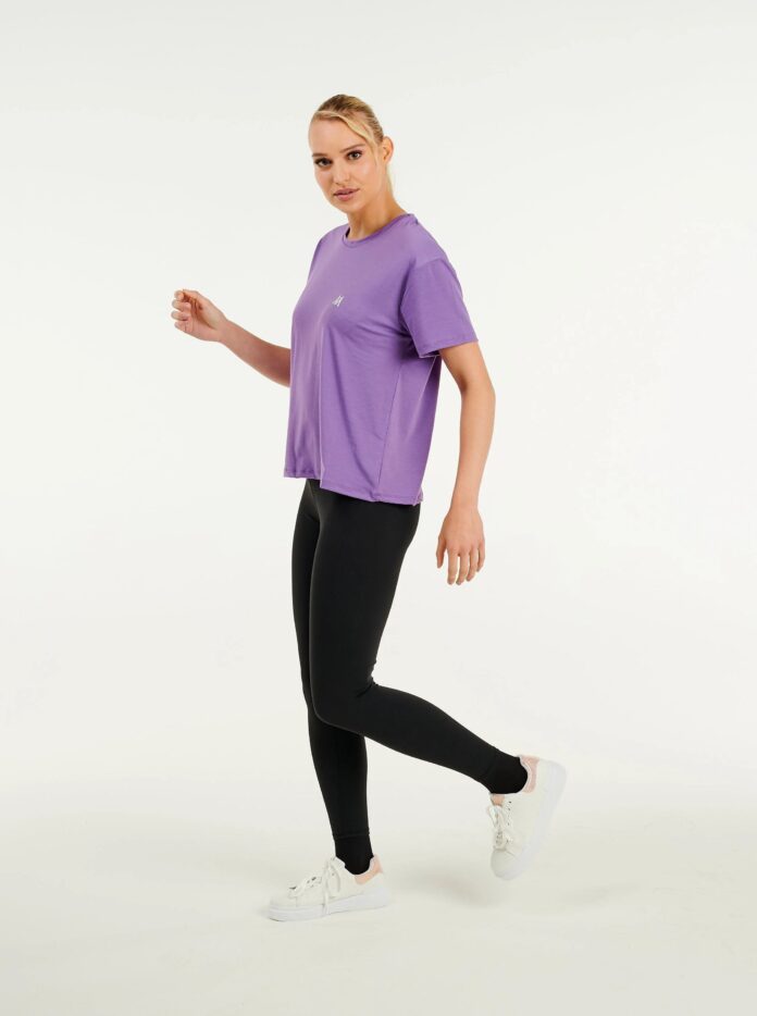 Purple oversize t shirt